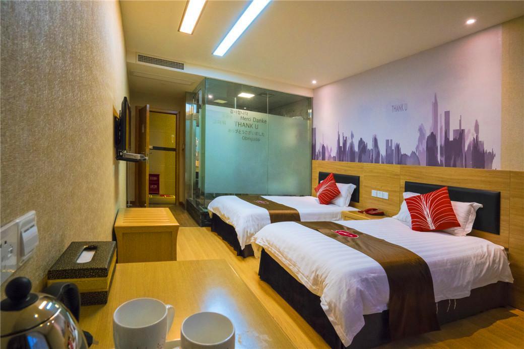 Thank Inn Chain Hotel Sichuan Guangan Wusheng County Hongwu Avenue Exterior foto